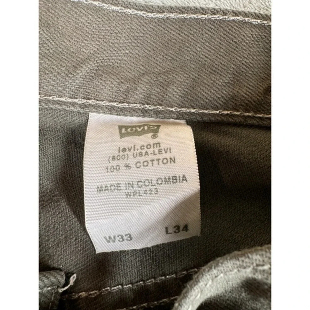 Men's Levi's 501 Button-Fly Forest Green Jeans 33x34 (32x31)